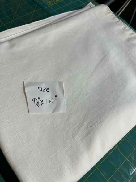 Photo of free Creamy white tablecloth (West Berkeley) #1