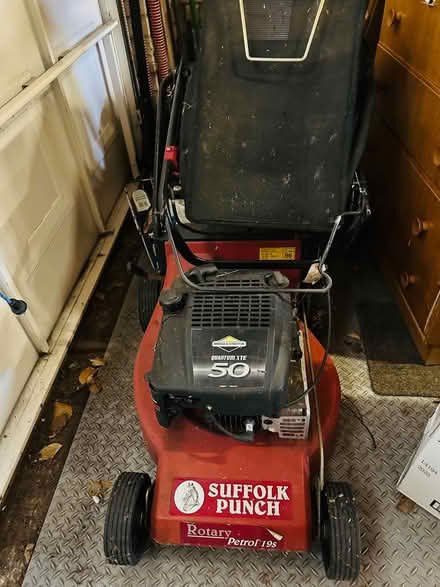 Photo of free Suffolk Punch Rotary petrol lawnmower (Knotty Green HP9) #1