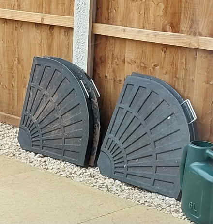 Photo of free 4x parasol weights (Derby) #1