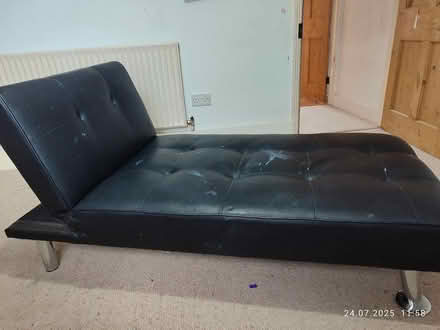 Photo of free We give away a sofa, black color (Farnborough) #1