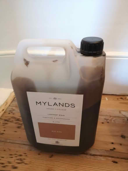 Photo of free Mylands wood stain - Mid-Oak (Greenwich SE10) #1