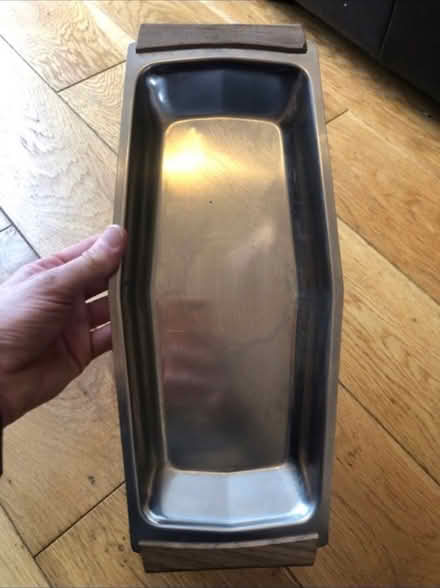 Photo of free Vintage metal tray (Cheshunt En8) #2