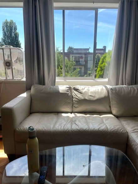 Photo of free Leather Sectional Couch (Mt Pleasant) #3