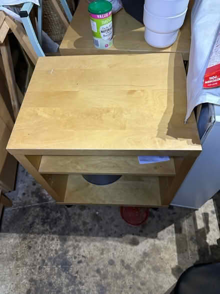 Photo of free cabinets x 2 white x 2 wood (Catford se62ha) #2
