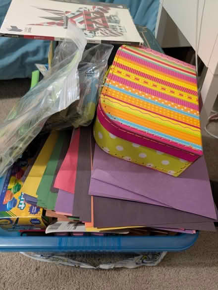 Photo of free Big box of arts and crafts stuff (South Court, Palo Alto) #3