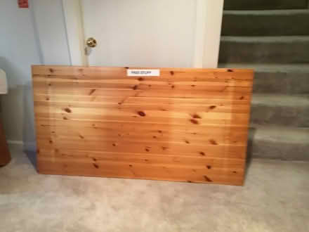 Photo of free Wooden table or desk top (Mt. Pleasant) #1
