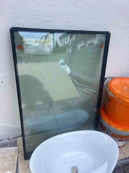 Photo of free Double Glass panes - one ribbed one plane (Kemptown BN2) #1