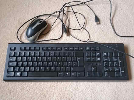 Photo of free PC Wired Keyboard & Mouse (Stewkley LU7) #1