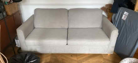 Photo of free Grey 2-seater John Lewis sofa bed (N227by) #1