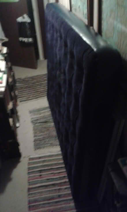 Photo of free Blue double air mattress & inflator (SL6 Furze Platt) #1