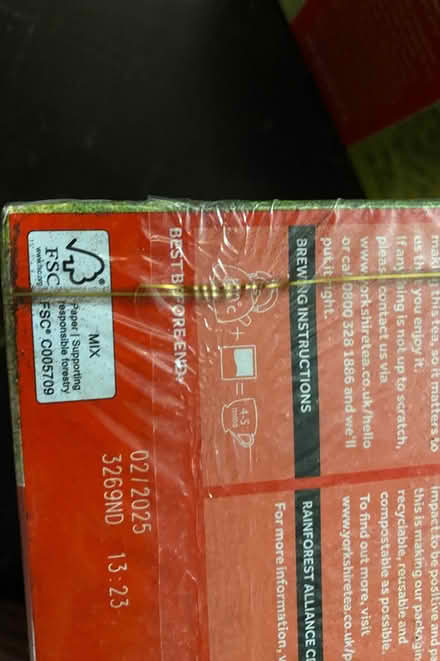 Photo of free Food tins and tea bags (Gurney Slade BA3) #3