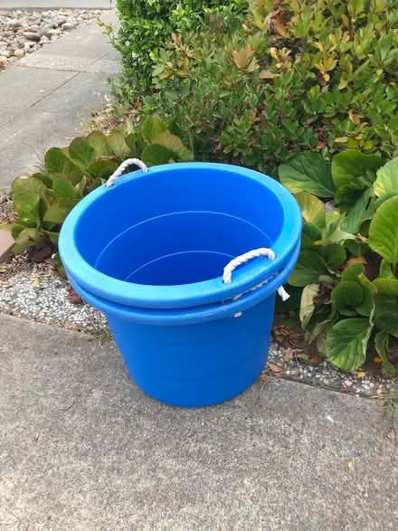 Photo of free Big buckets with leaks (West San Jose by Lynbrook High) #1
