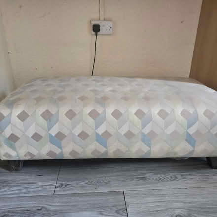 Photo of free Geometric pattern ottoman (B44 Kingstanding) #1