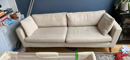 Photo of free Cream 3-seater sofa (N227by) #1