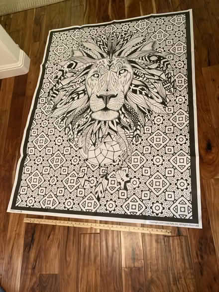 Photo of free Giant coloring page (Old Mountain View) #1