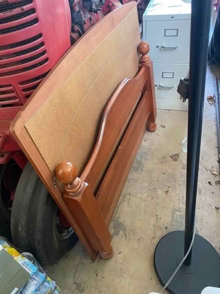 Photo of free Twin bed , night stand and mirror (Martinsville) #2