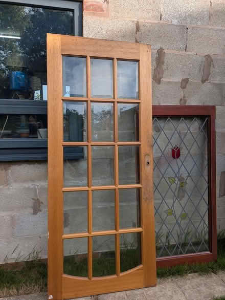 Photo of free glass wood door (Swinton M27) #4
