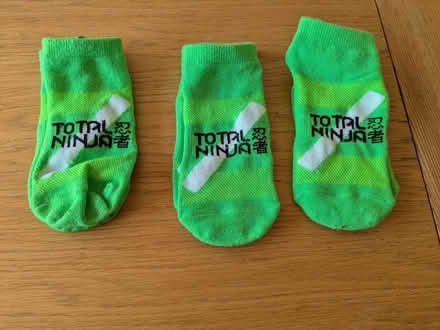 Photo of free 3x Total Ninja socks small (M33) #1