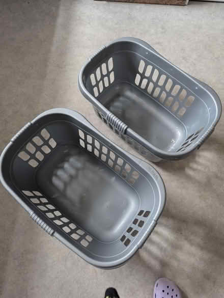 Photo of free Couple of large washing baskets (Lowedges S8) #1