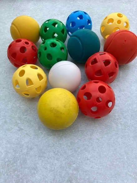Photo of free 13 soft balls, various (Alcester Lanes End B14) #1