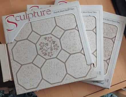 Photo of free peel and stick floor tiles (dorset) #1