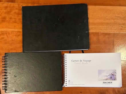 Photo of free 3 art notebooks (Belmont) #1