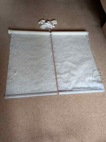 Photo of free 4 blackout roller blinds from a summer house - recess fit (Snydale WF7) #1