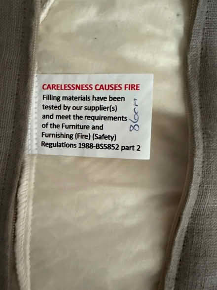 Photo of free Large cushion (Hartington Road BN2) #3