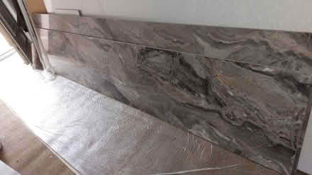 Photo of free 2 offcuts of marble wet-wall (Glasgow G51) #1