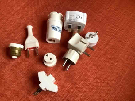 Photo of free 9 assorted electric plugs/adaptors (Grange Estate, Letchworth SG6) #1