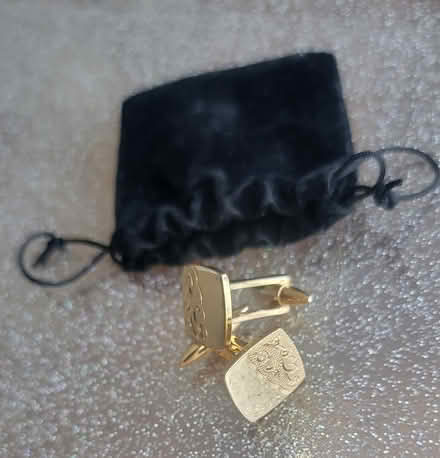Photo of free Gold Coloured Cufflinks (Chepstow) #1