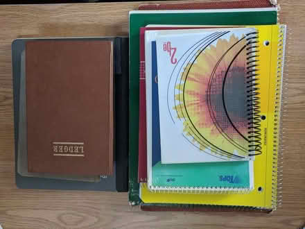 Photo of free 7 notebooks (lined or graph ruled) (Ann Arbor near Hillside Terr.) #1