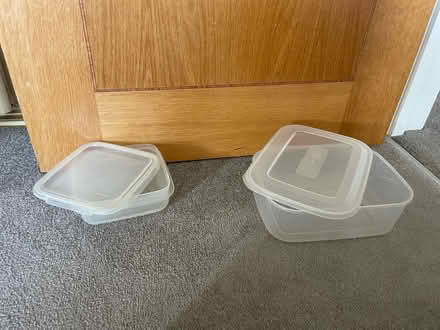 Photo of free plastic food boxes (Kenilworth) #1