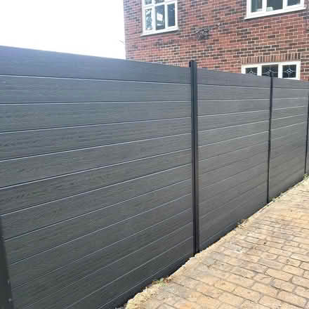 Photo of Used composite fence panels x4 (Ewyas Harold HR2) #1