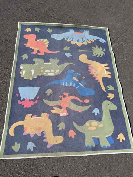 Photo of free Dinosaur rug 180cm long (approx) (Radstock, BA3) #1