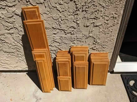 Photo of free oak cabinet doors draw fronts (West San Jose) #3