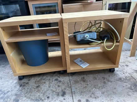 Photo of free Bedside cabinets x 2 wood (Catford se62ha) #3