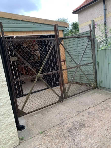 Photo of free Large metal double gates (Letchworth SG6) #1