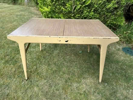 Photo of free Wooden extendable table (Knotty Green HP9) #1