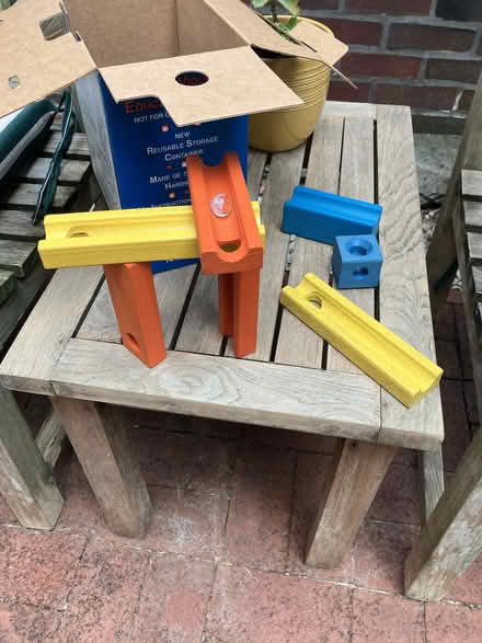 Photo of free Wood blocks and marble toy (Haverford Township) #4
