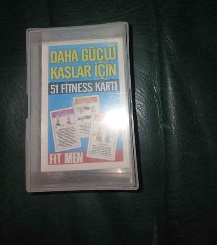 Photo of free Pack of 51 fitness cards in turkish (M23 Baguley) #1