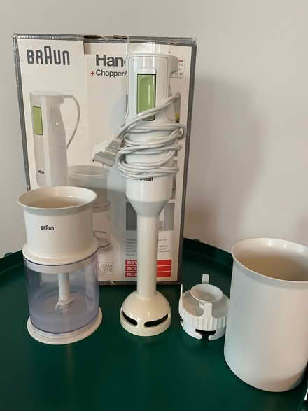 Photo of free Braun hand mixer with attachments (Ashburn) #1