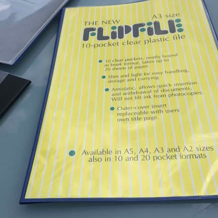 Photo of free Flipfile A3 x 2 Display Book - 10 Pockets + (Heald Green, SK (Heald Green SK8) #2