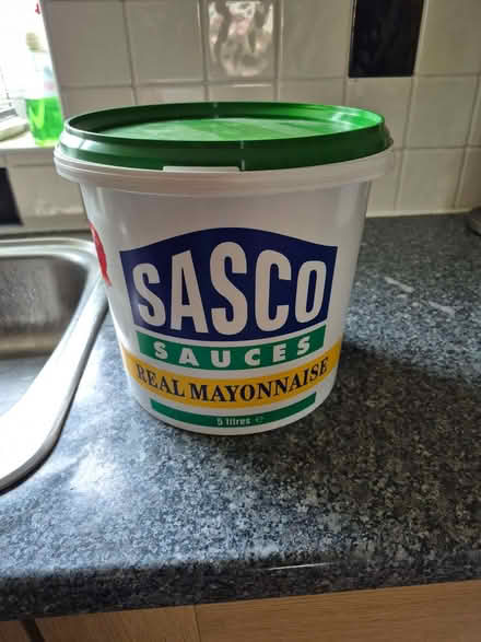 Photo of free Mayonnaise 5 litre tub unopened (Tywyn LL31) #1