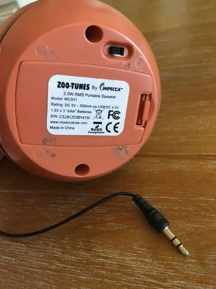 Photo of free “Bear” speaker for phone (Novato) #3