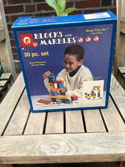 Photo of free Wood blocks and marble toy (Haverford Township) #2