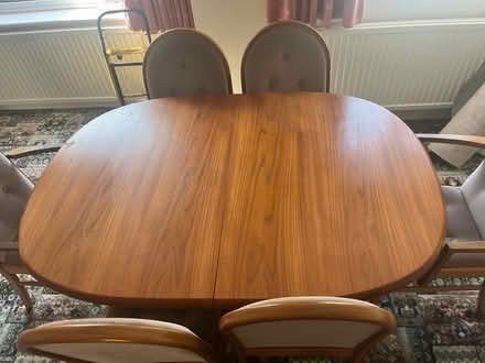 Photo of free Extendable teak dining table & chairs (Alresford CO7) #2