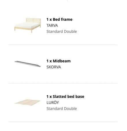 Photo of free Standard double bedframe (Oxford OX2) #4