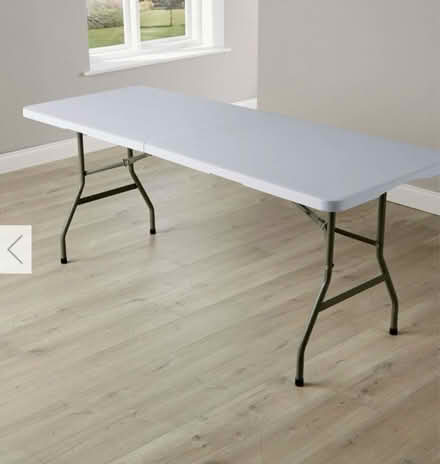 Photo of 6ft white folding table (Ringwood BH24) #1