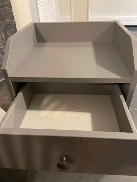 Photo of free Cute Little Gray Nightstand (Thornwood, NY) #2